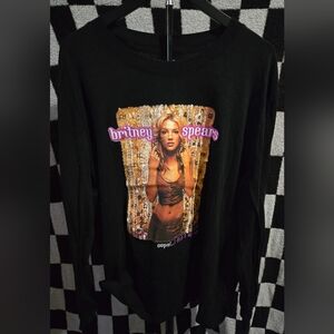 Britney Spears Oops I did it again 2000 concert long sleeve modern nwot size 1X